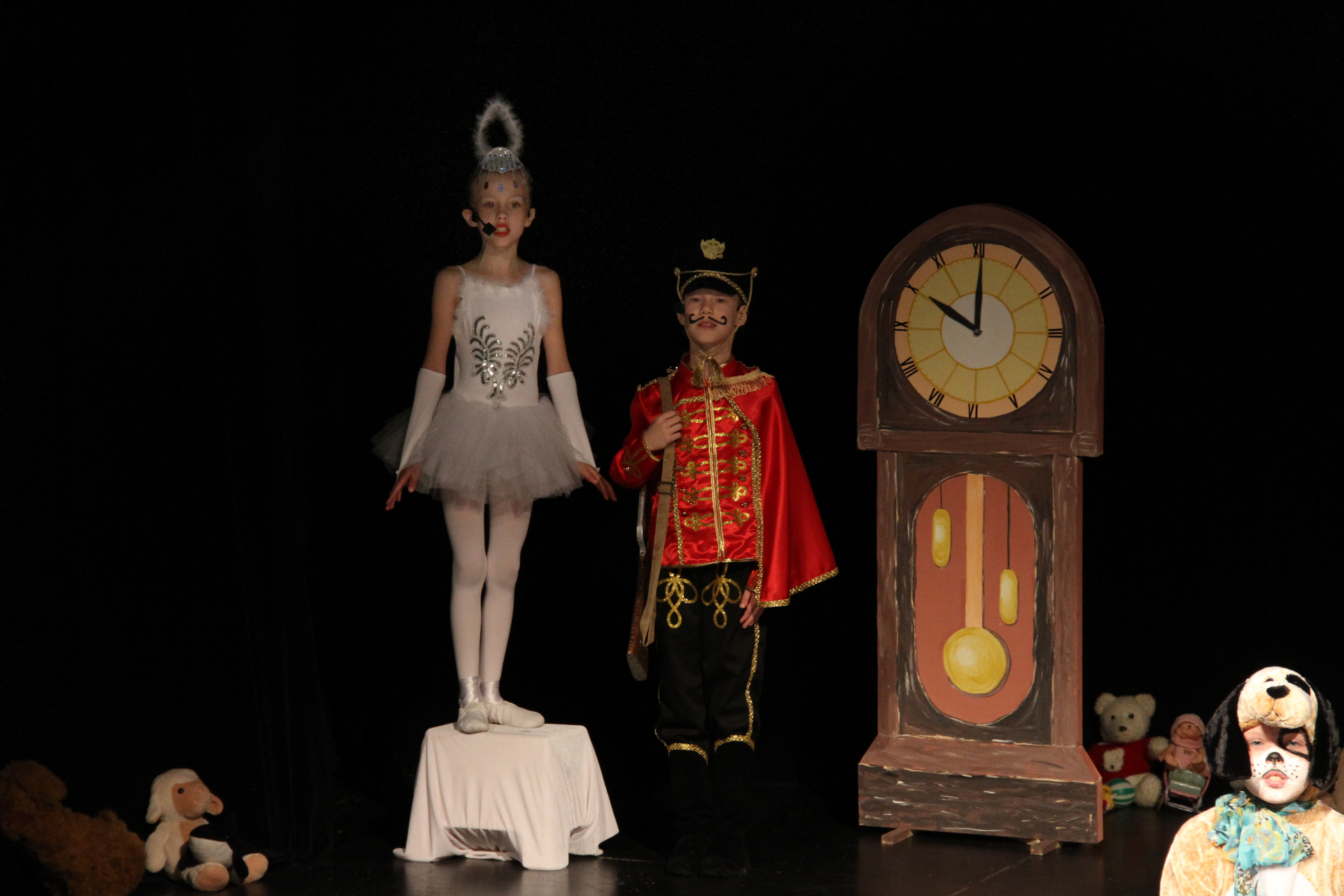 Amelina performing on stage